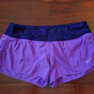 nike drifit rival crew 3in running shirts womens m